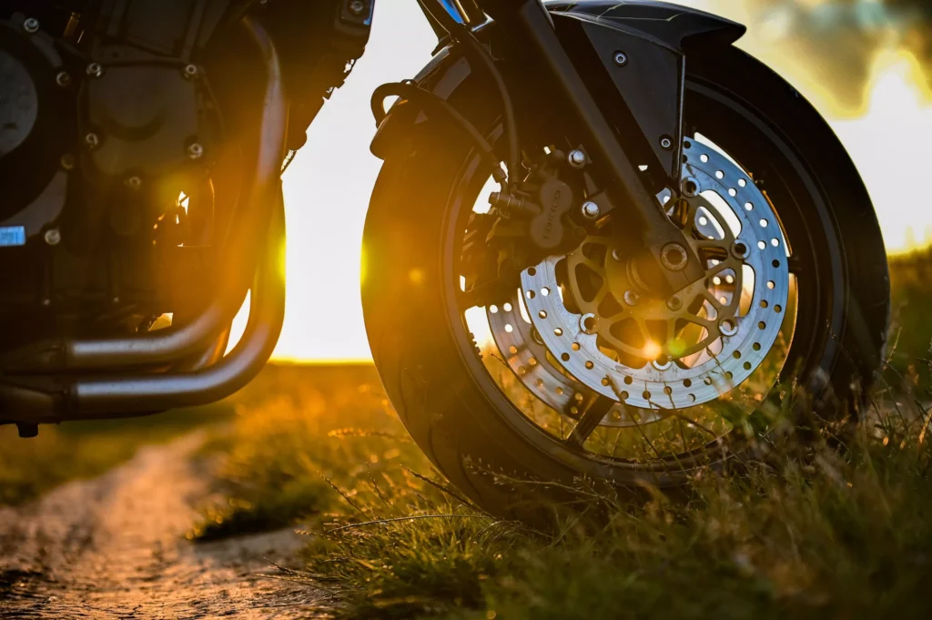 przednie koło motocykla